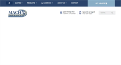 Desktop Screenshot of mach5insurance.com